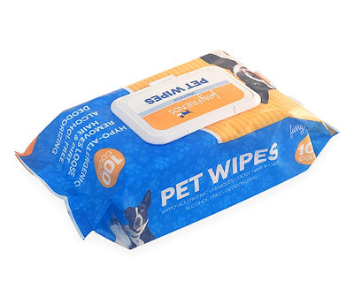 Furry Friends Unscented Pet Wipes, 100-Count