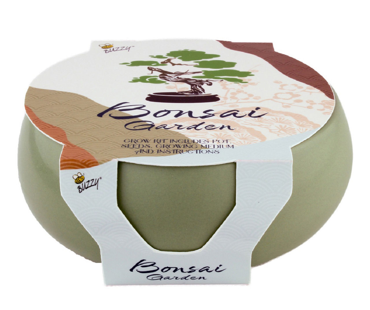 Buzzy Bonsai Garden Grow Kit in Green Planter Big Lots