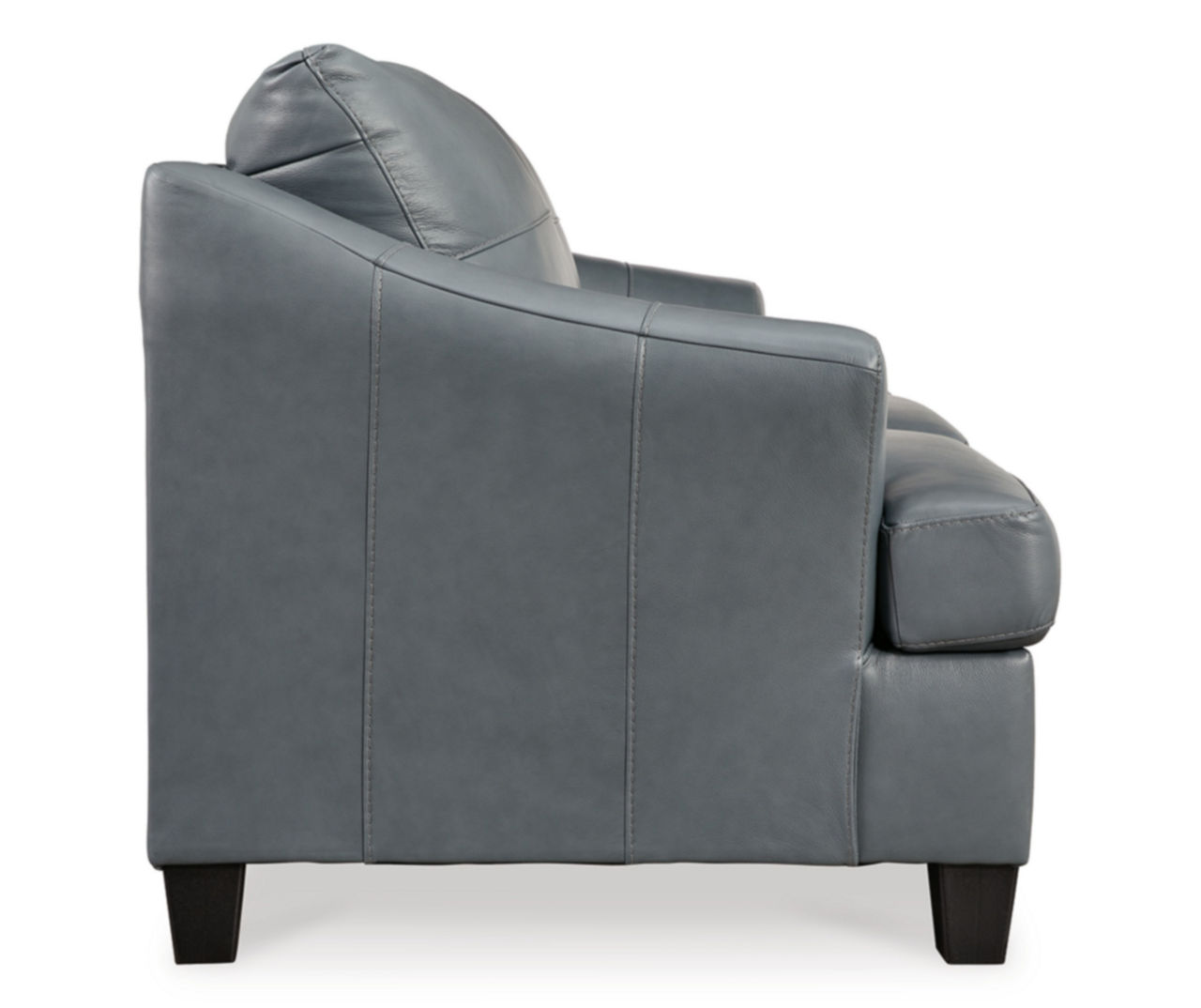 Signature Design By Ashley Genoa Steel Leather Sofa | Big Lots