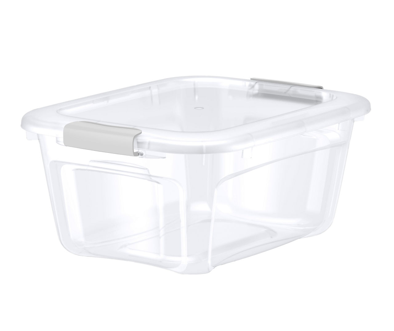 Bella Storage Solution 30-Gallons (121-Quart) Clear Tote with Latching Lid  at