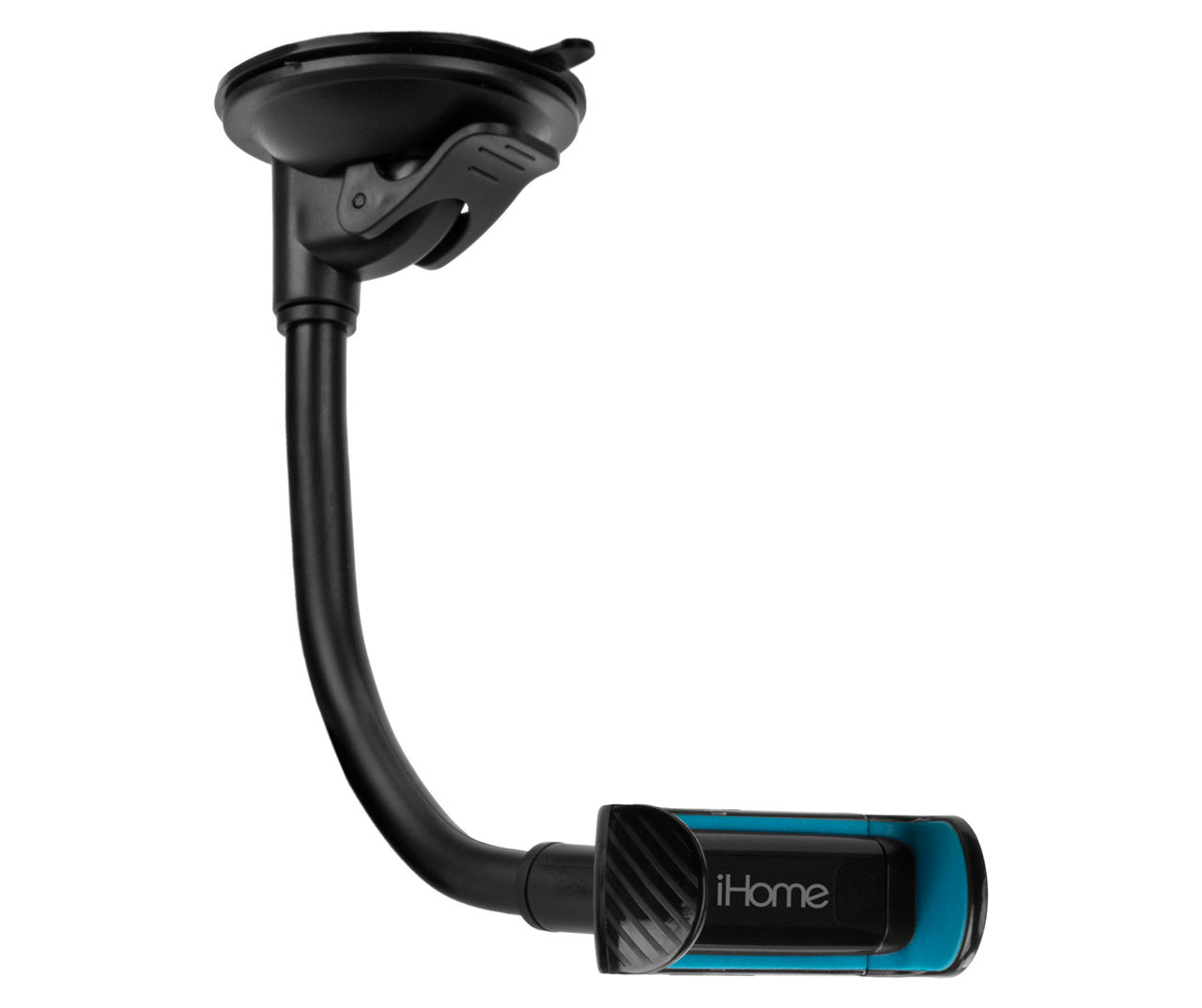 Black Blue Gooseneck Suction Cup Car Mount