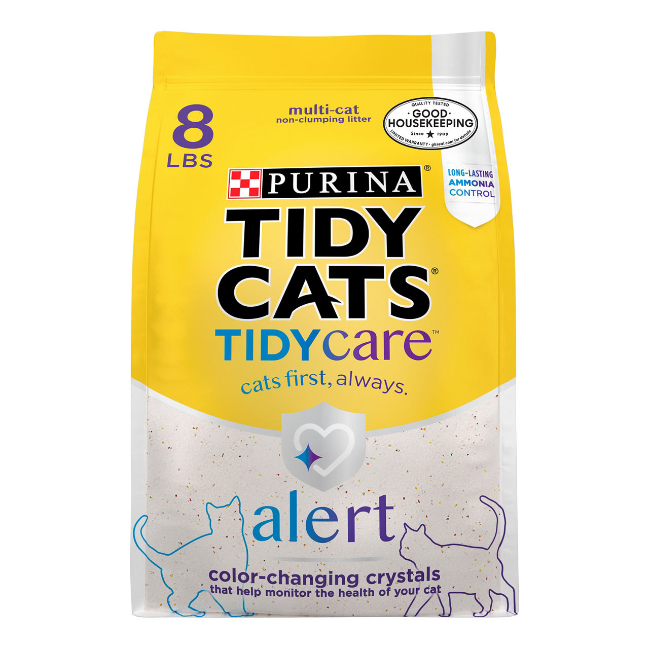 Purina Tidy Cats Tidy Care Alert Litter with Silica Crystals