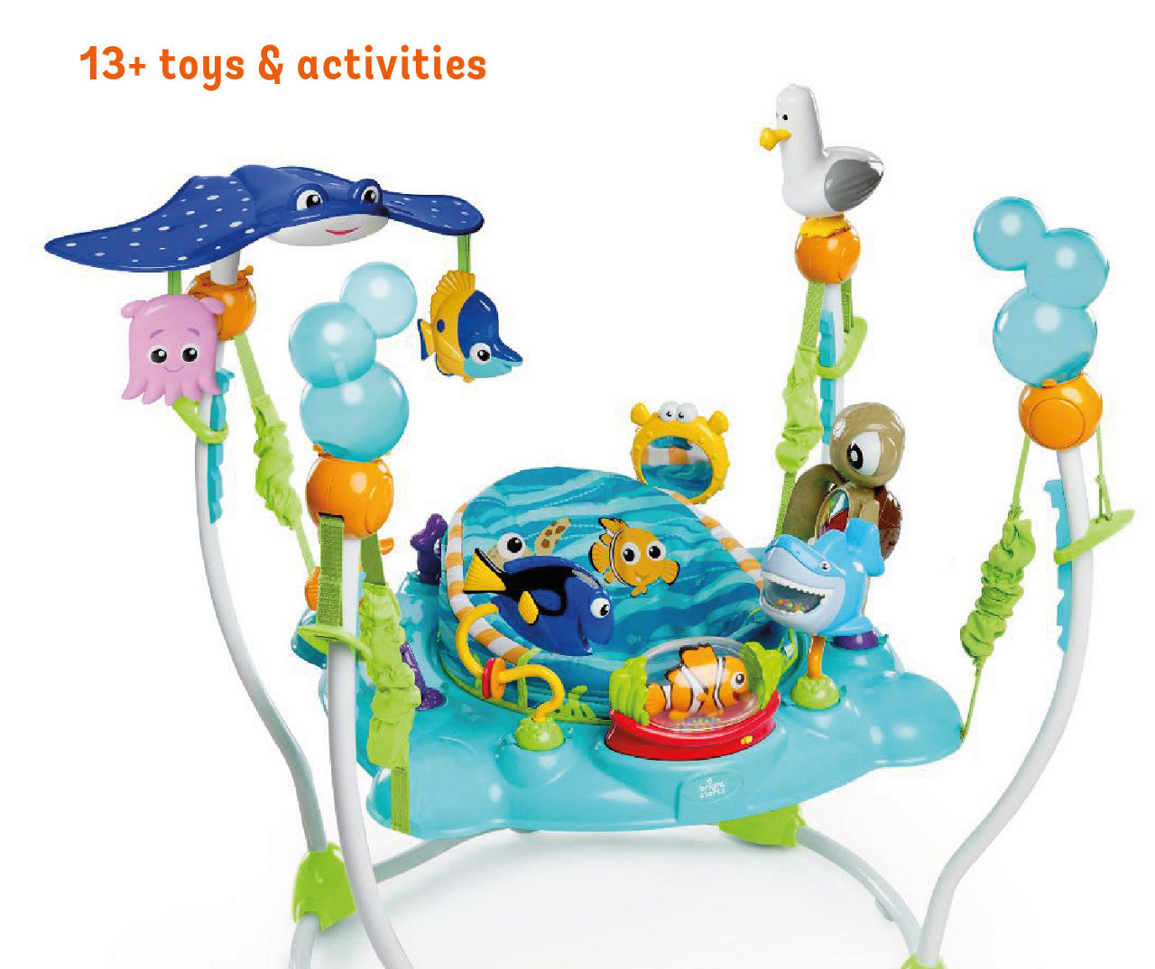 Bright Starts Disney Baby Finding Nemo Sea of Activities Baby Activity ...