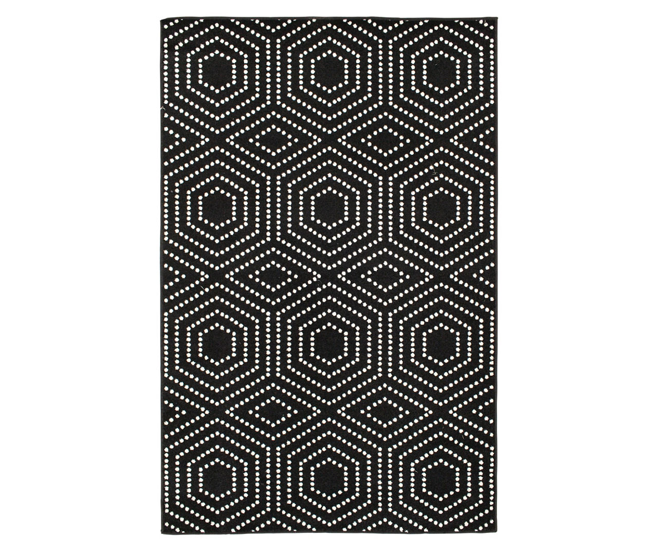 Natco Natco Valeria Black & White Geometric Area Rug Big Lots