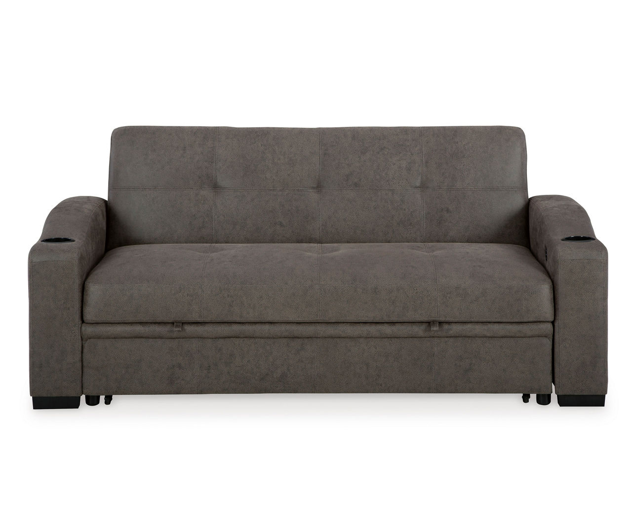 Hermosa Faux Leather Pop-Up Sleeper Sofa