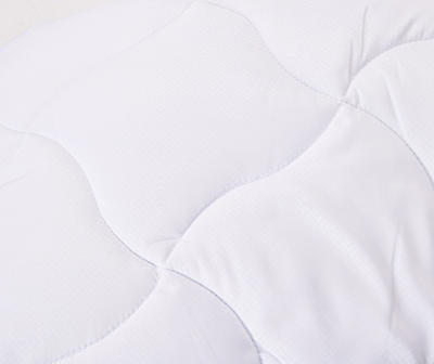 White Coolpedic Quilted Queen Mattress Pad