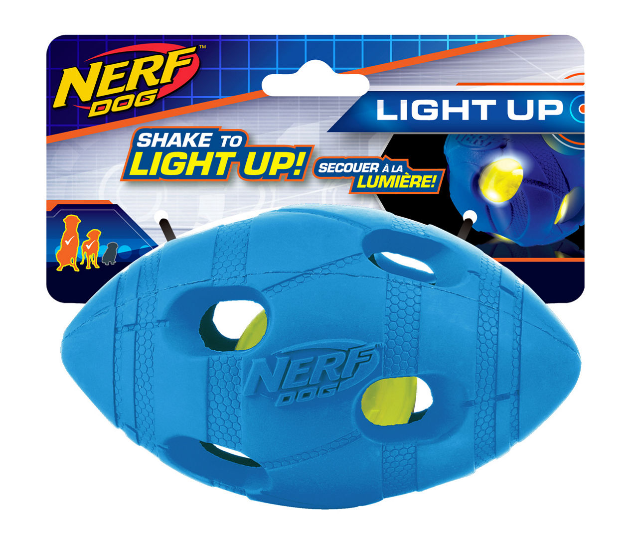 Nerf rugby ball dog sale