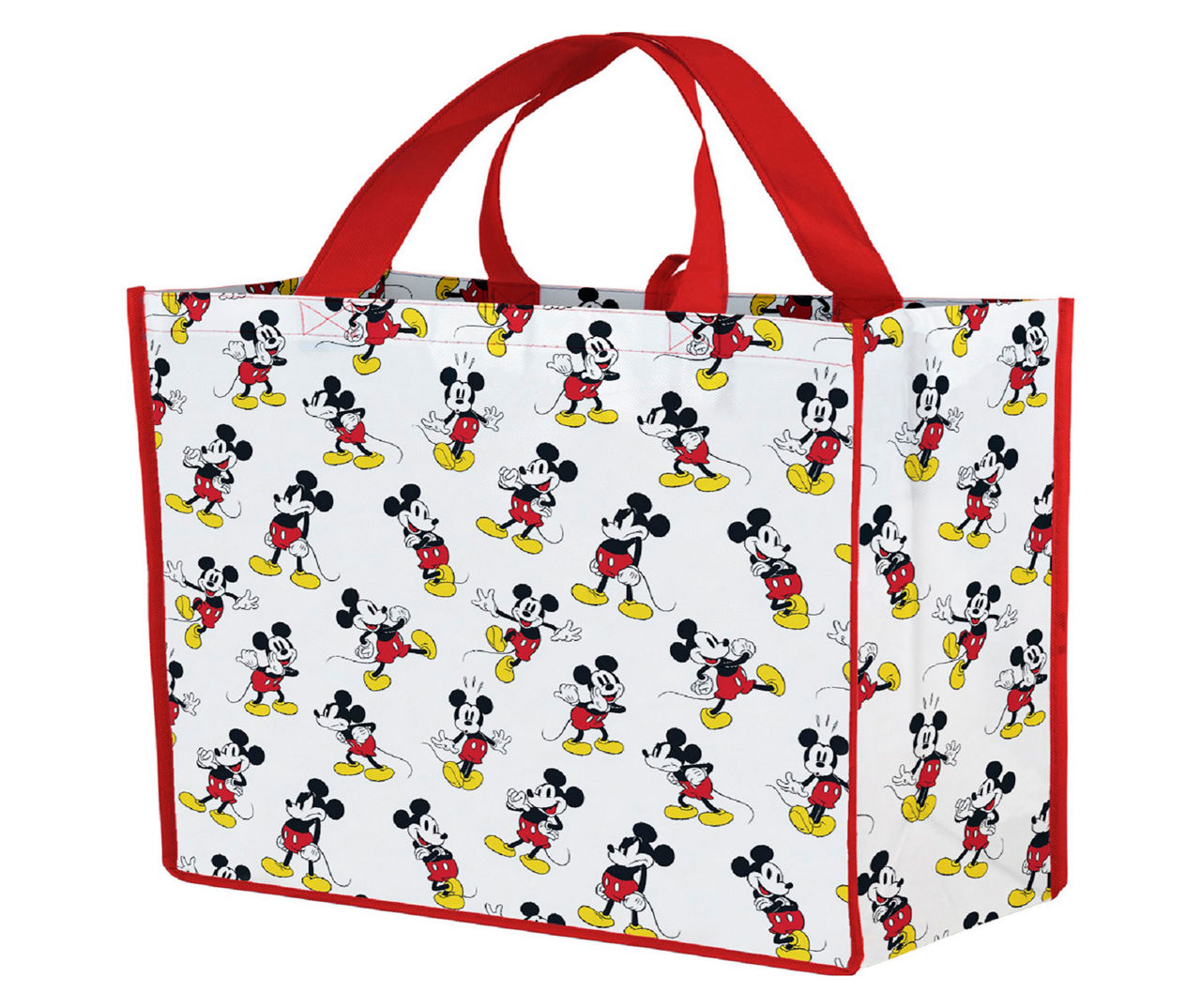 Disney White Red Mickey Mouse X Large Reusable Tote Bag Big Lots