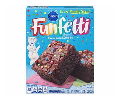 Funfetti Fudge Brownie Mix, 19.4 Oz.