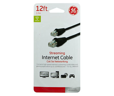 12' Cat 5e Networking Ethernet Cable