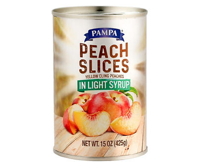 Peach Slices in Light Syrup, 15 oz.