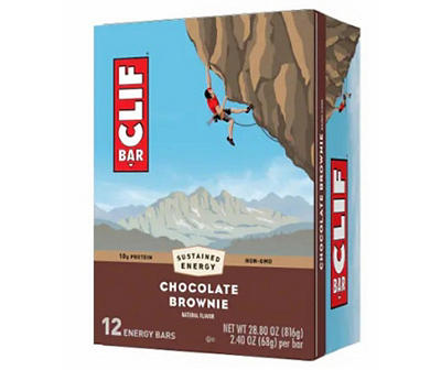 Chocolate Brownie Flavor Energy Bars, 12-Pack