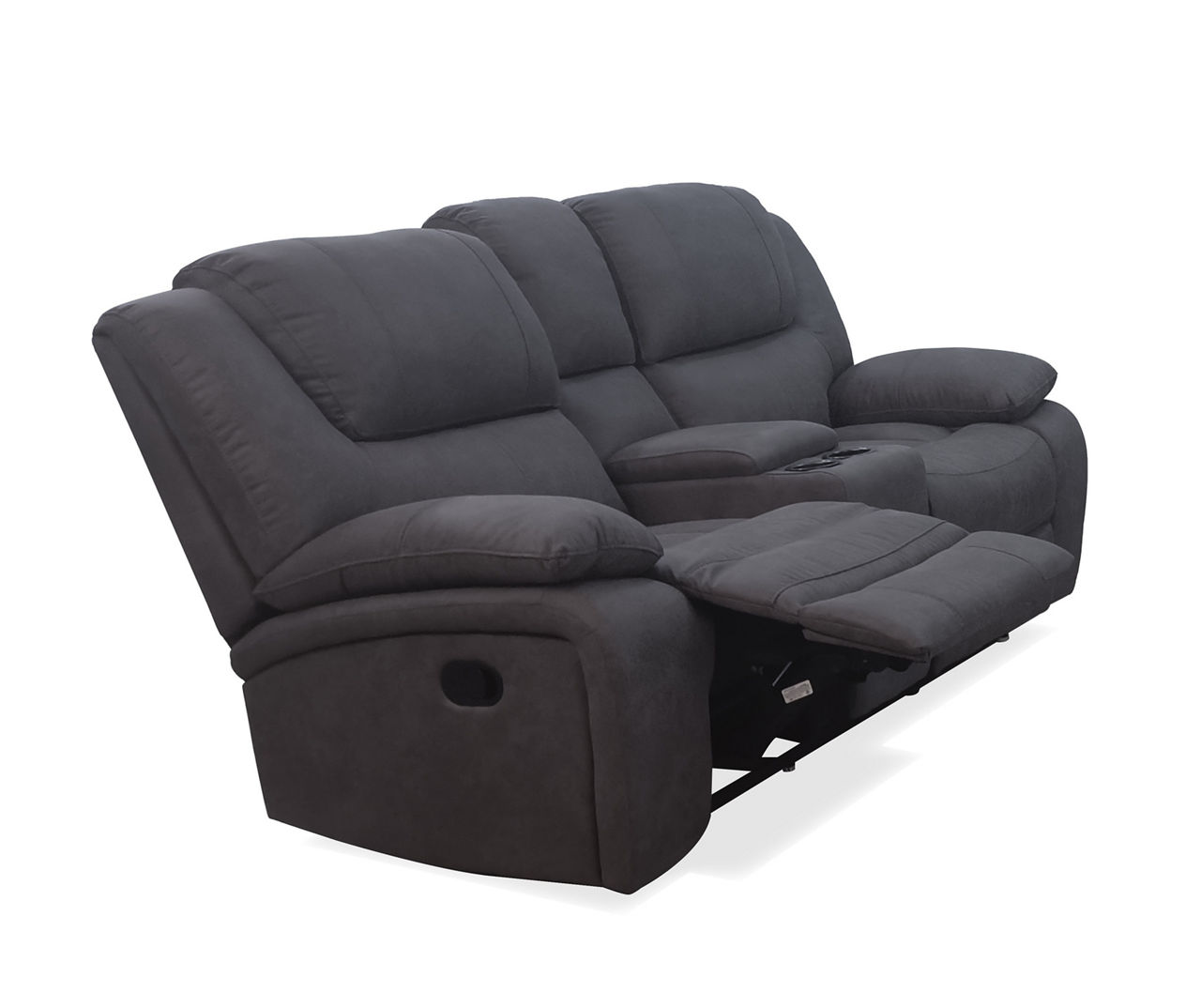 Granite Reclining Console Loveseat