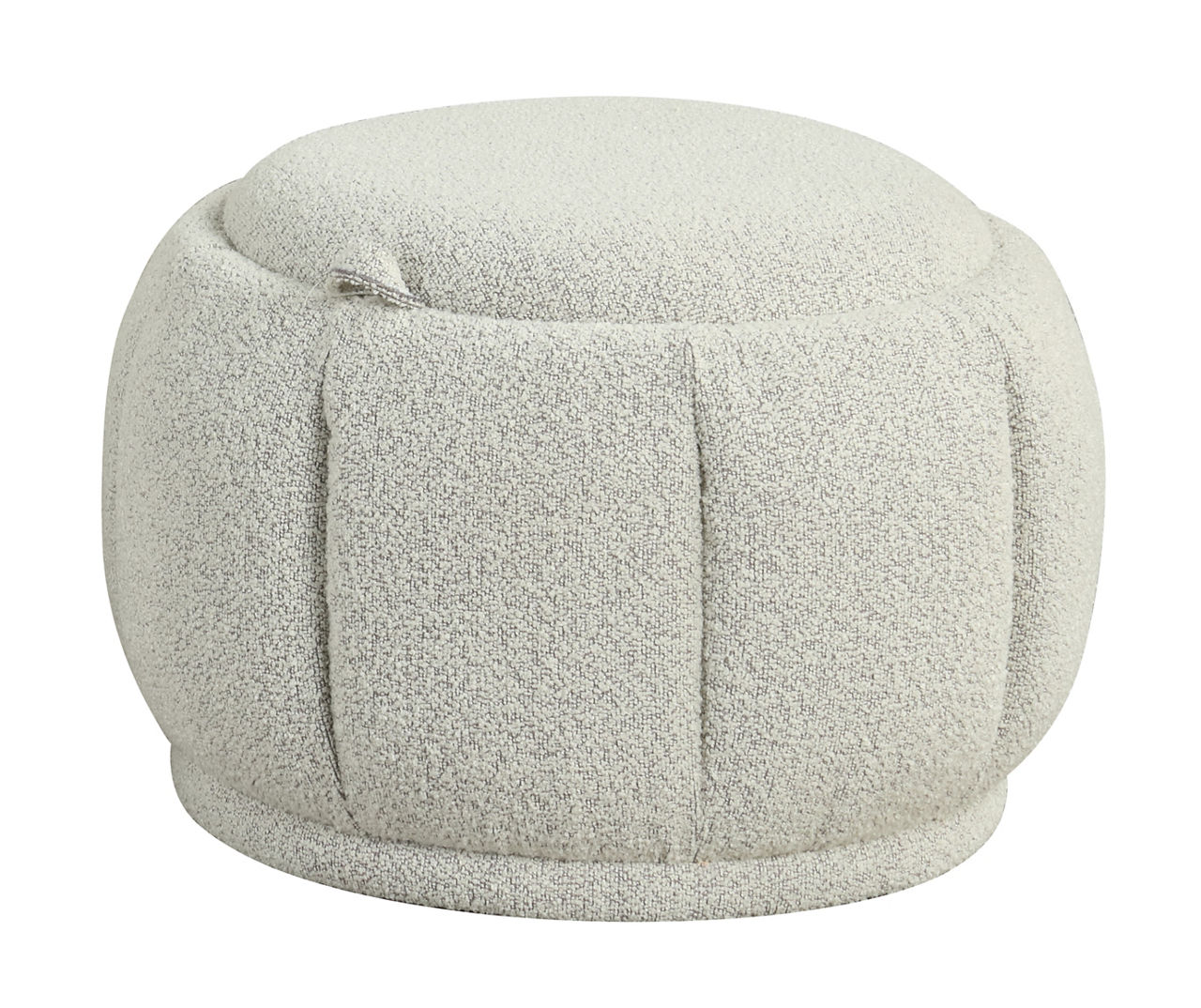 Real Living 14.5 Gray round Storage Ottoman Big Lots