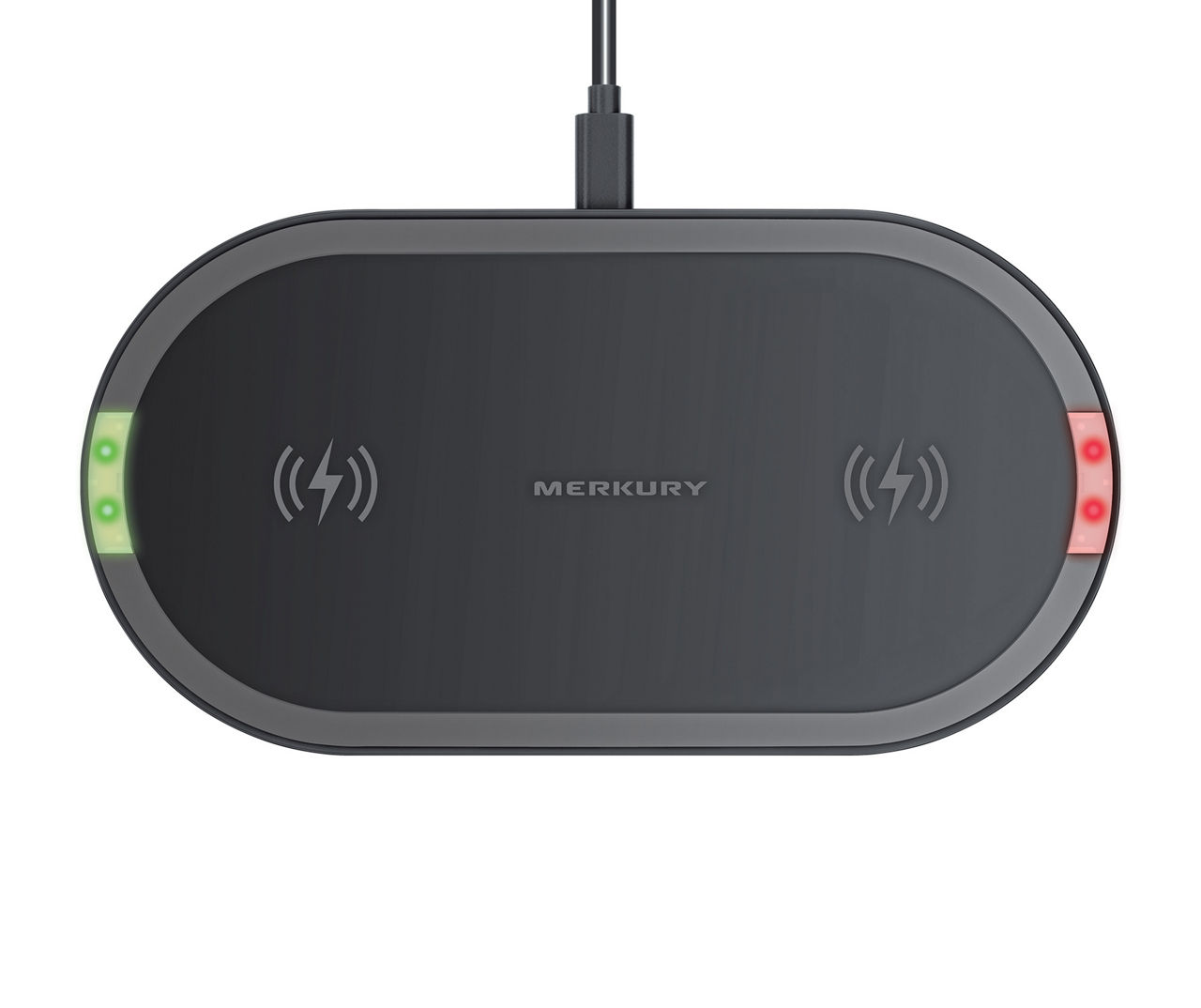 mmphie dual wireless charging pad（Merkury Black Dual Wireless 
