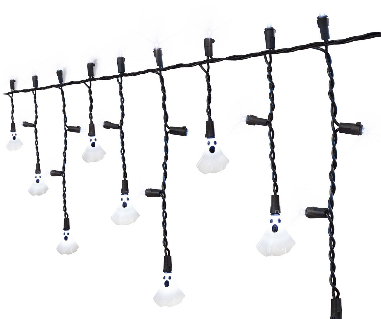 White Ghost LED Icicle Light Set, 35-Lights | Big Lots