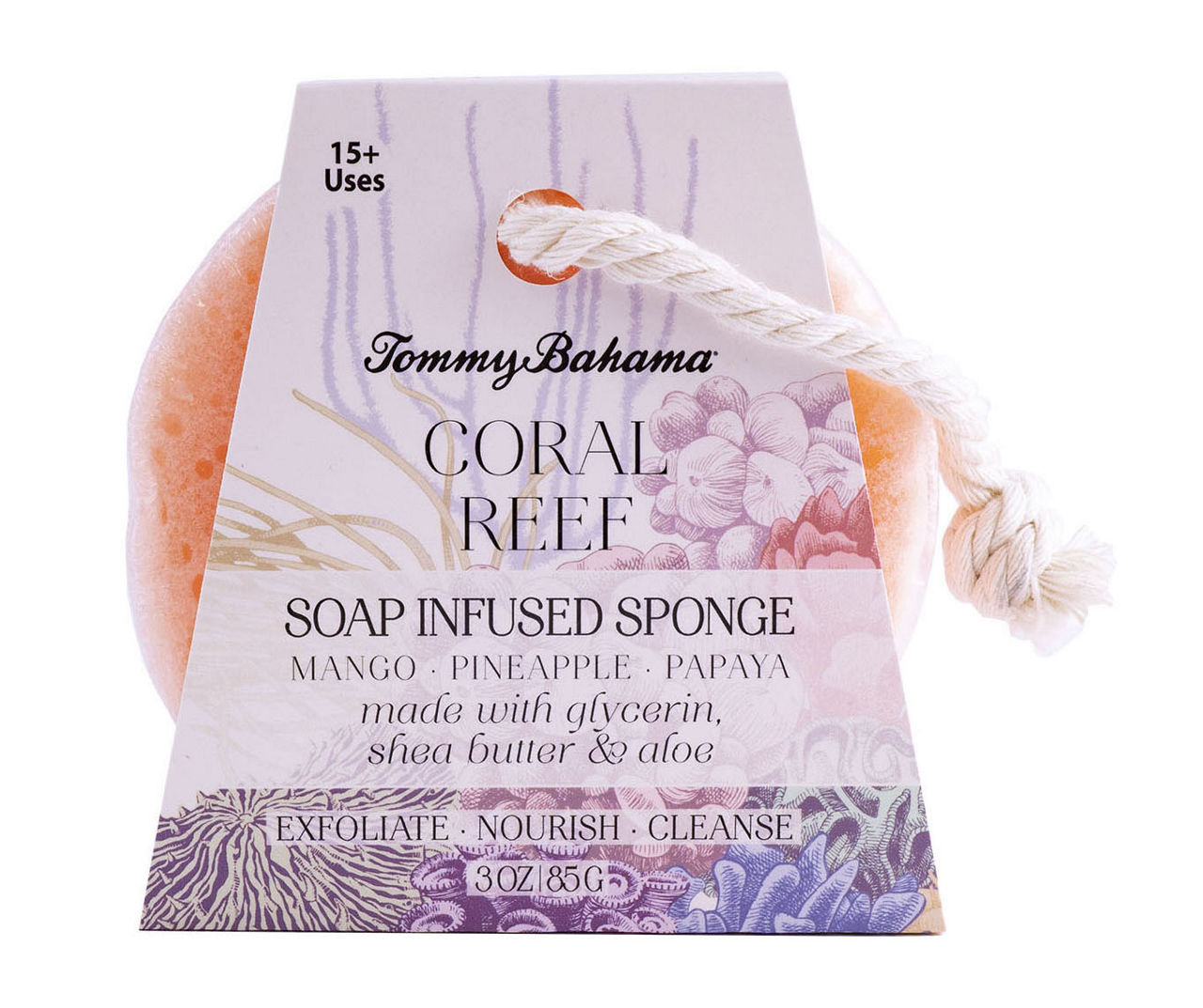 Tommy Bahama Coral Reef Soap-Infused Sponge, 3 Oz. | Big Lots