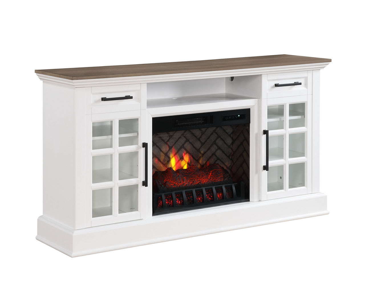 60" Gahanna 2-Tone Electric Fireplace Console