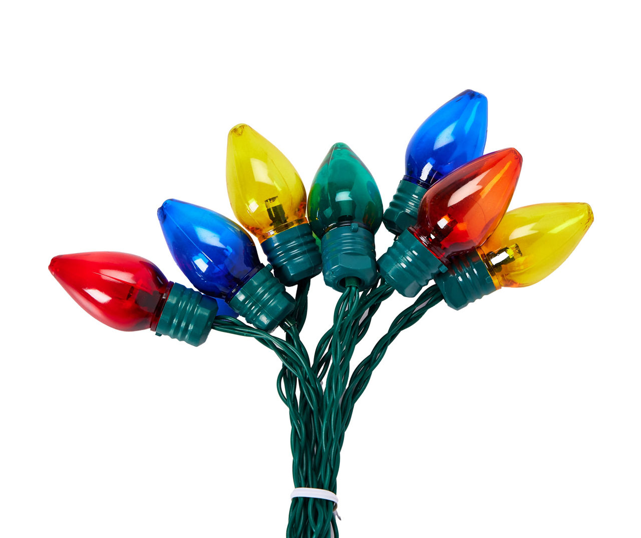 Multi Color Solar LED C7 Light Set 50 Lights