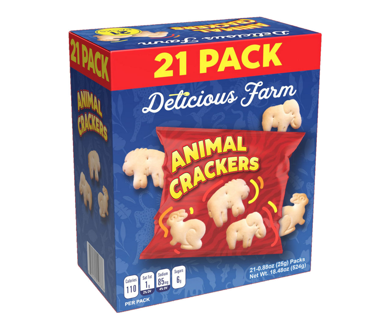 Sobisk Delicious Farm Animal Crackers, 21Pack Big Lots