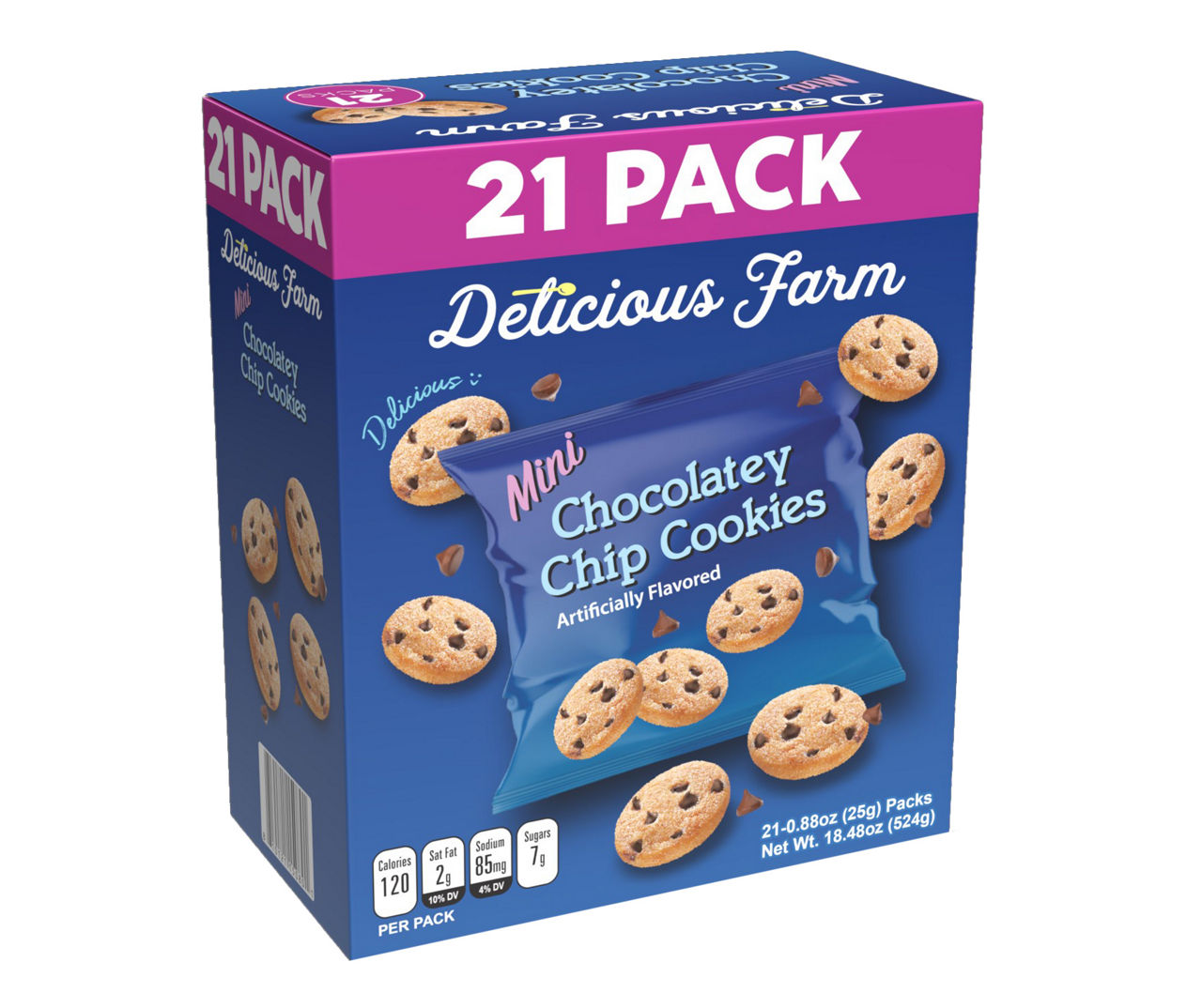 Sobisk Delicious Farm Chocolatey Chip Cookies, 21-Pack | Big Lots