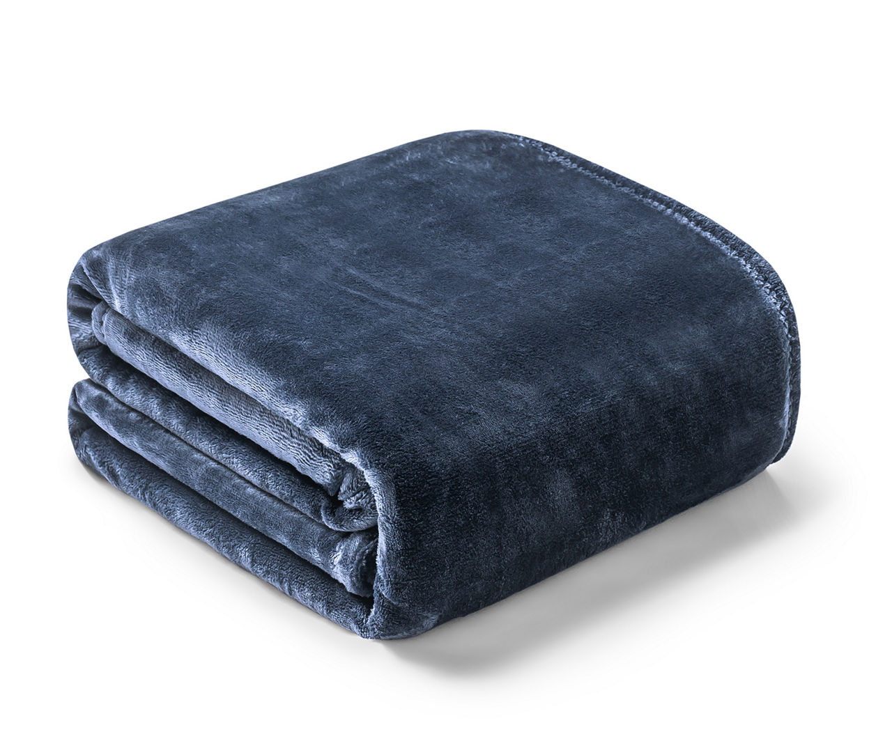Broyhill navy velvet plush twin full blanket big lots