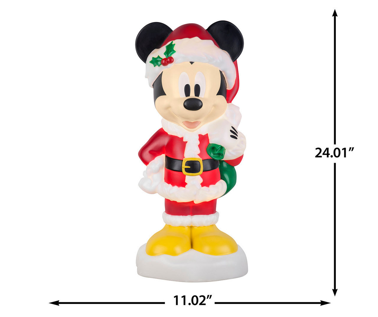 Disney Parks Holiday 2022 Giant Mickey Mouse Light Up Blow Mold shops Figure 24