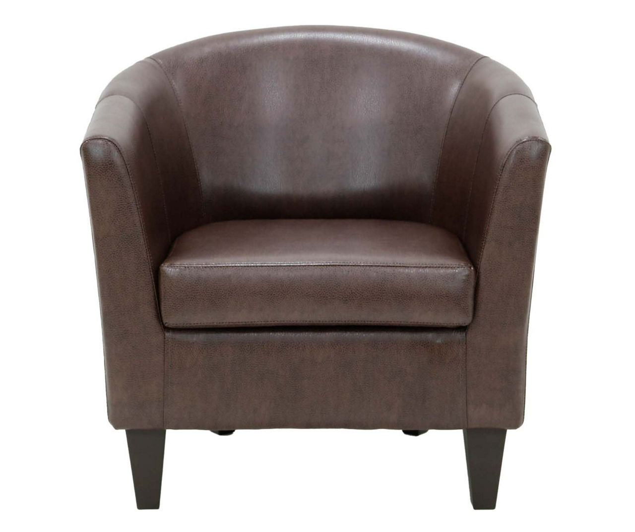 Real Living Windko Rodeo Chestnut Faux Leather Accent Chair | Big Lots