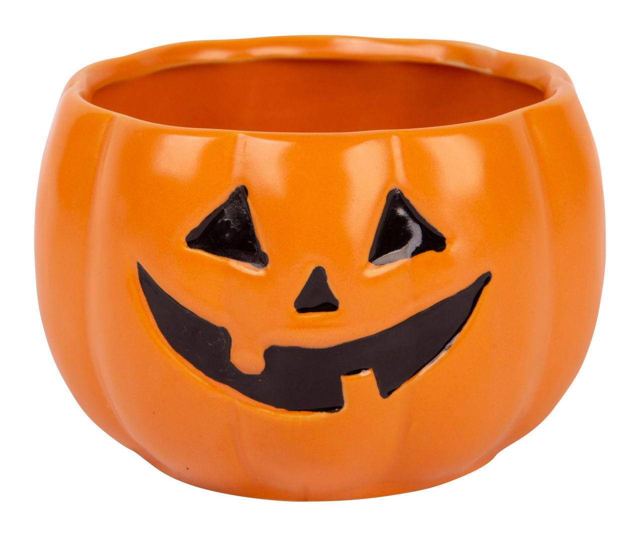 Orange Pumpkin Stoneware Bowl, 23 oz.