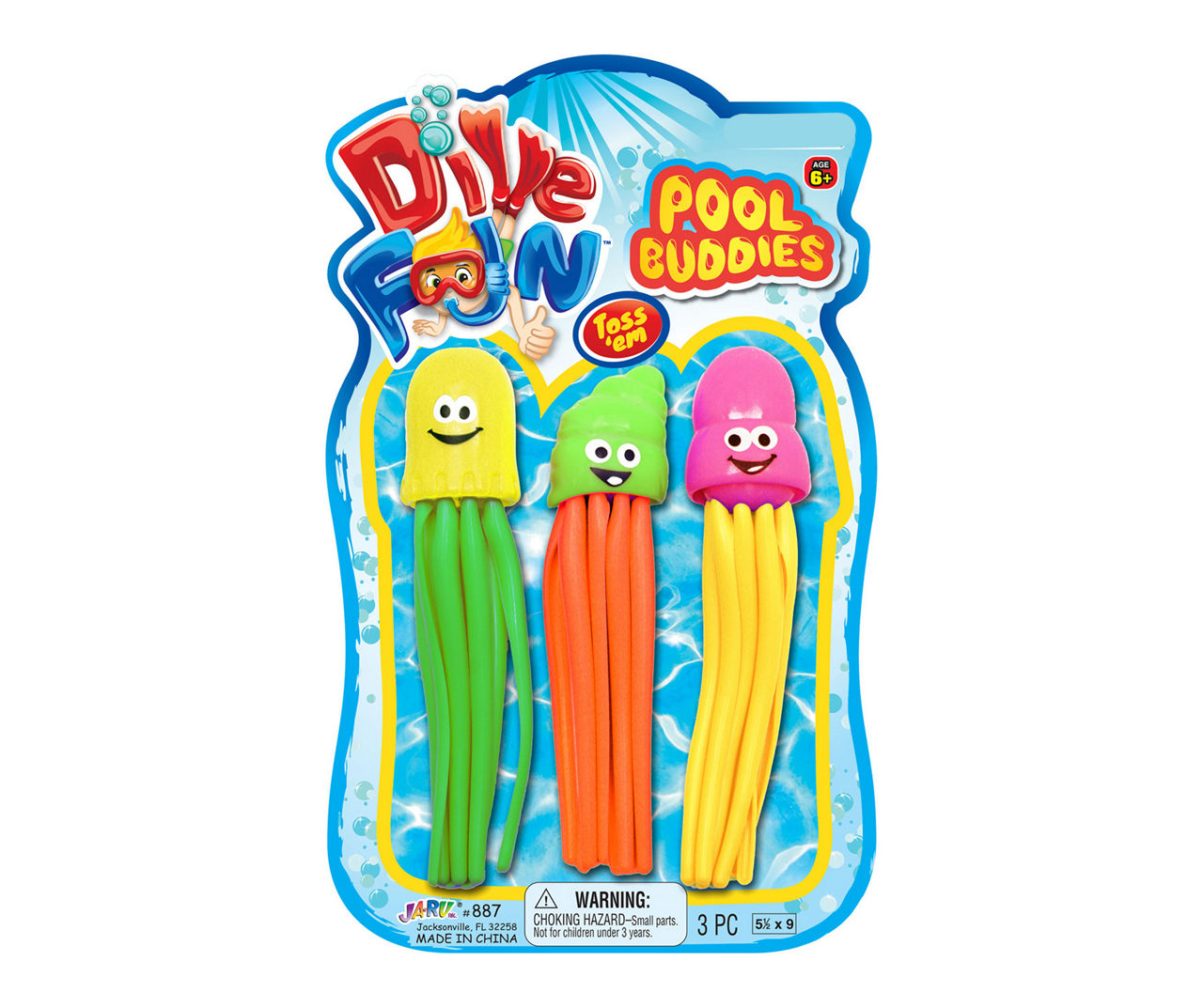 Dive Fun 3 Piece Pool Buddies Pack Colors May Vary Big Lots