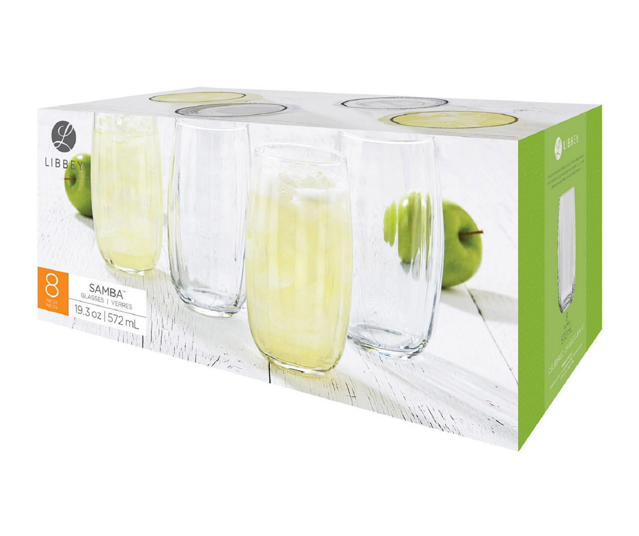Libbey Samba 8Piece Cooler Glassware Set Big Lots