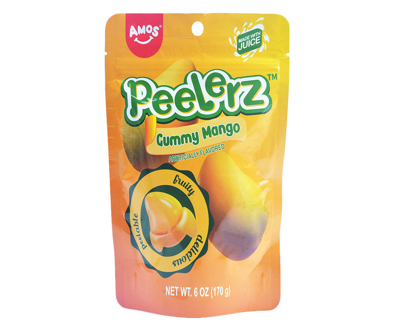 Famous Amos Peelerz 4D Gummy Mango Peelable Candy, 6 Oz. Big Lots