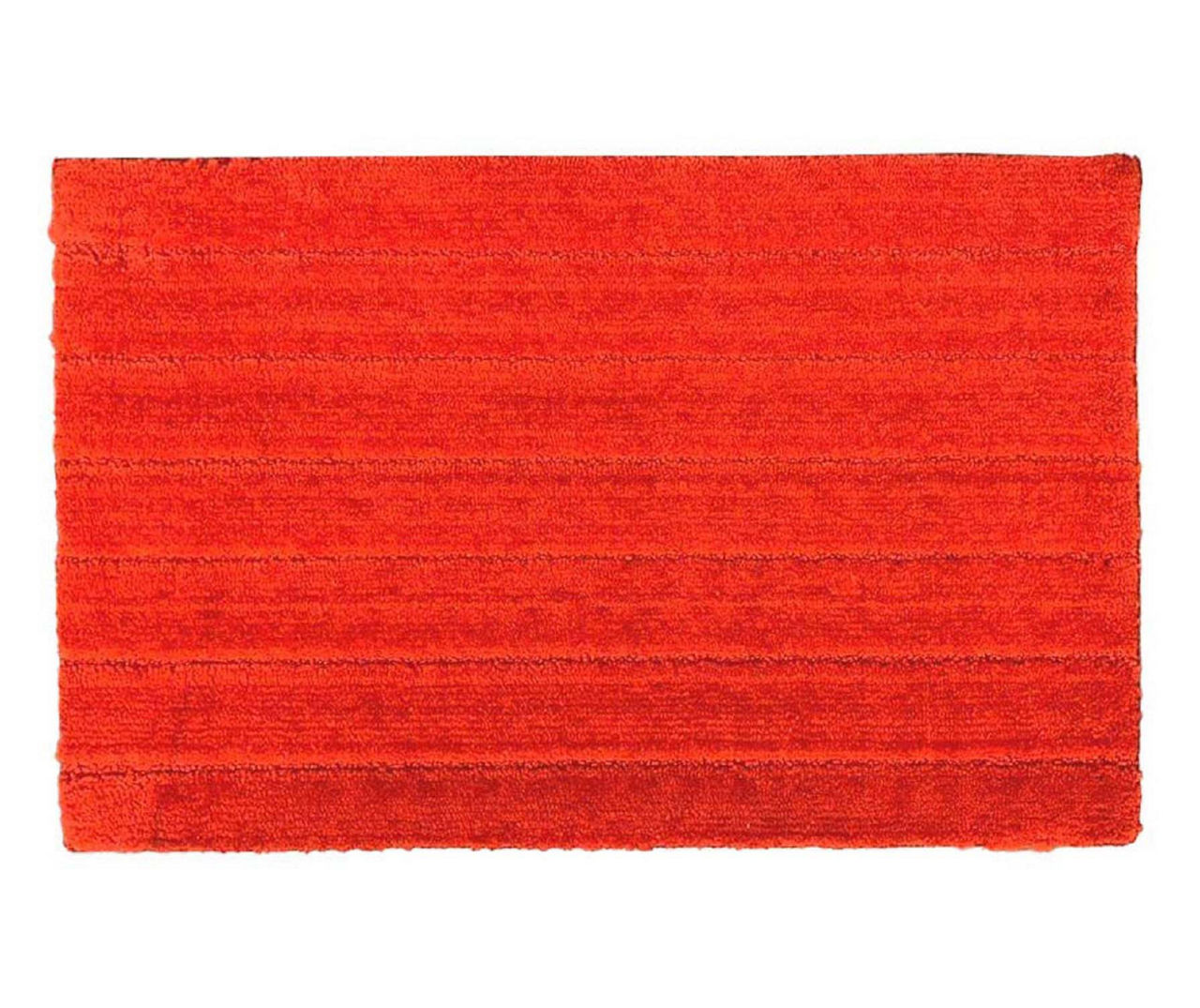 Red Textured Stripe Plush Bath Mat Big Lots