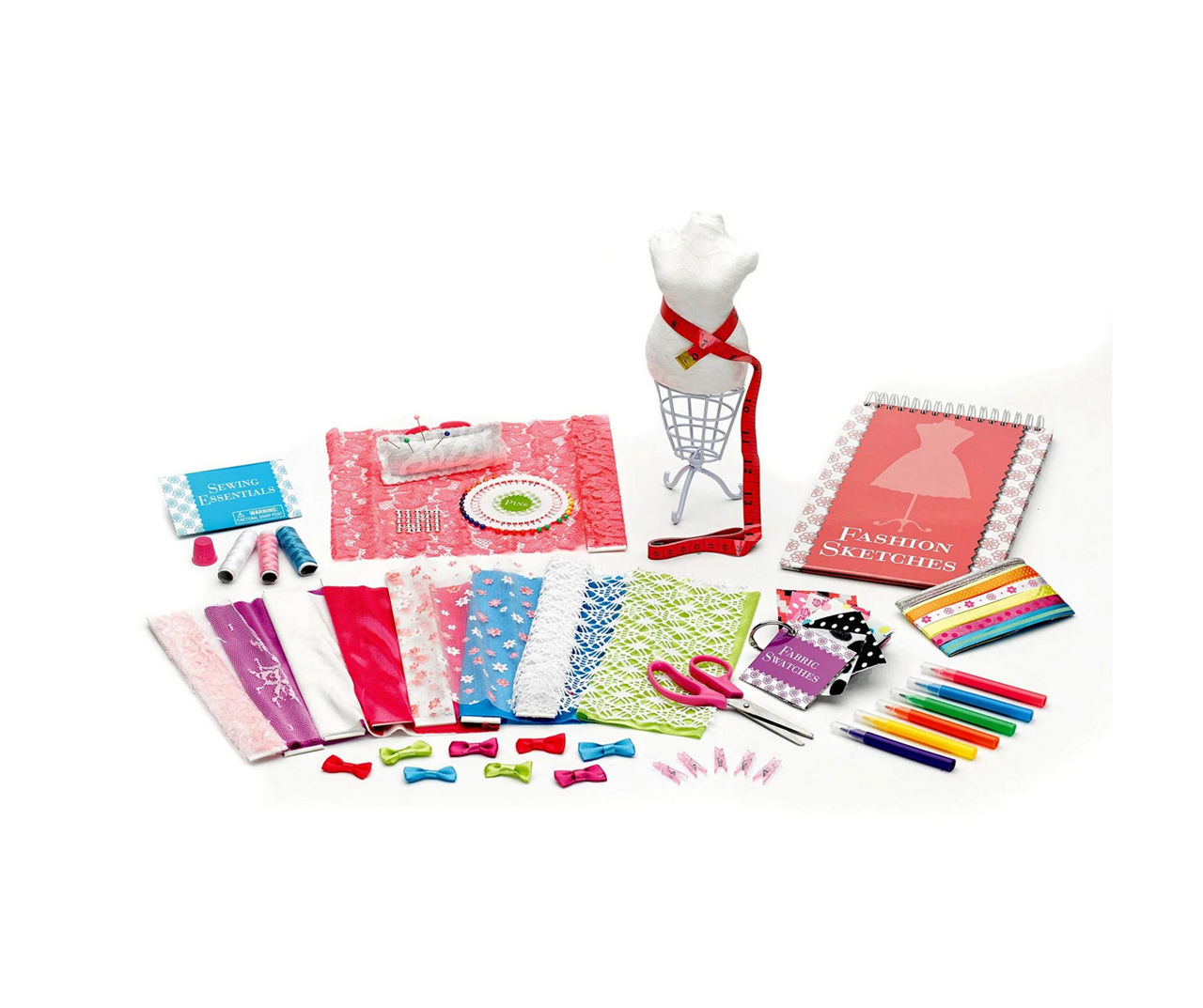 Hearthsong Fashion Design 50Pc. Studio Kit With Mannequin Big Lots