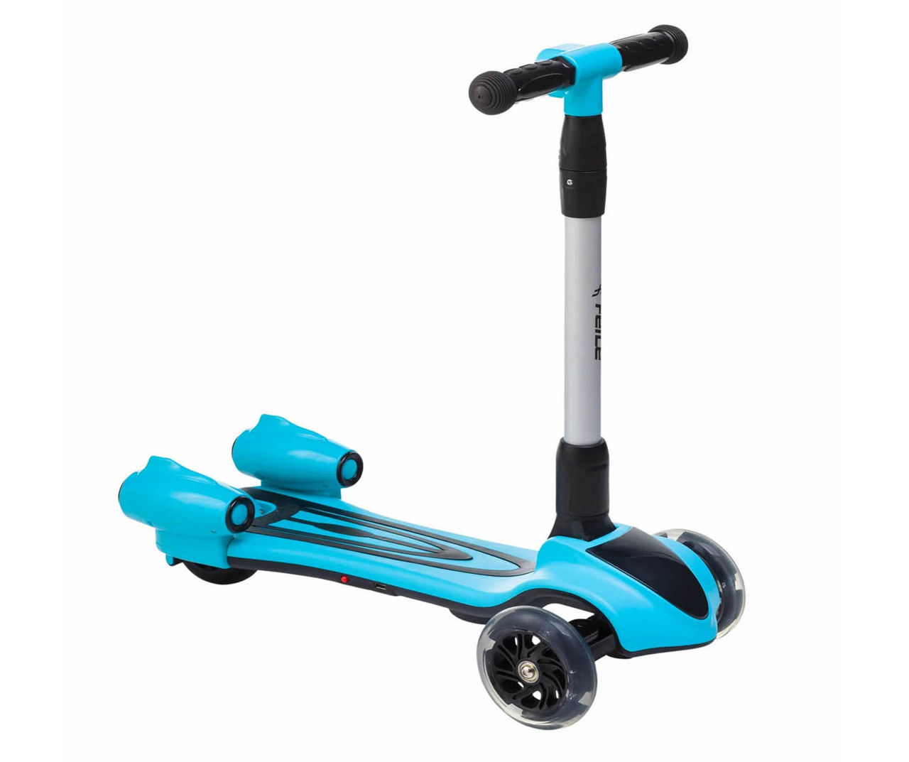 Hearthsong Blue Adjustable Folding Light Up Steam Scooter | Big Lots