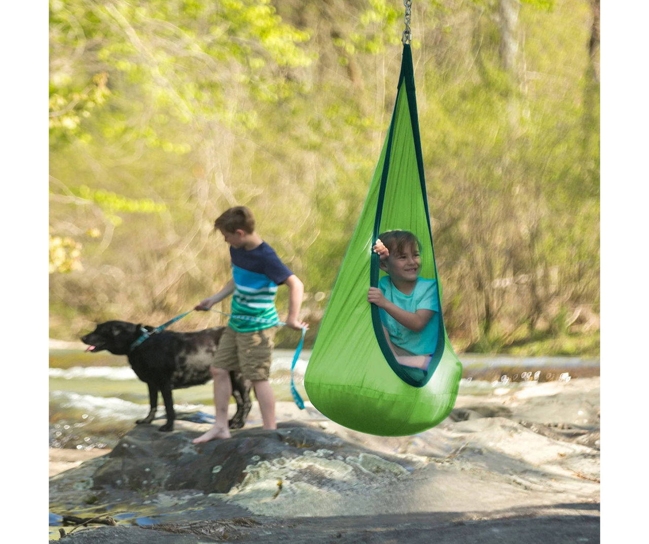 Green HugglePod Lite Nylon Hanging Chair Big Lots