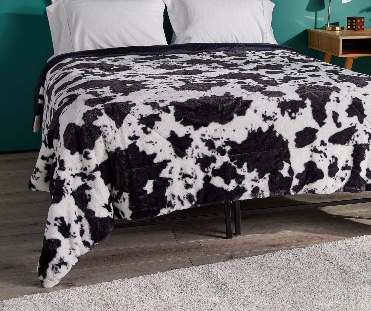 Cow print blanket big lots sale