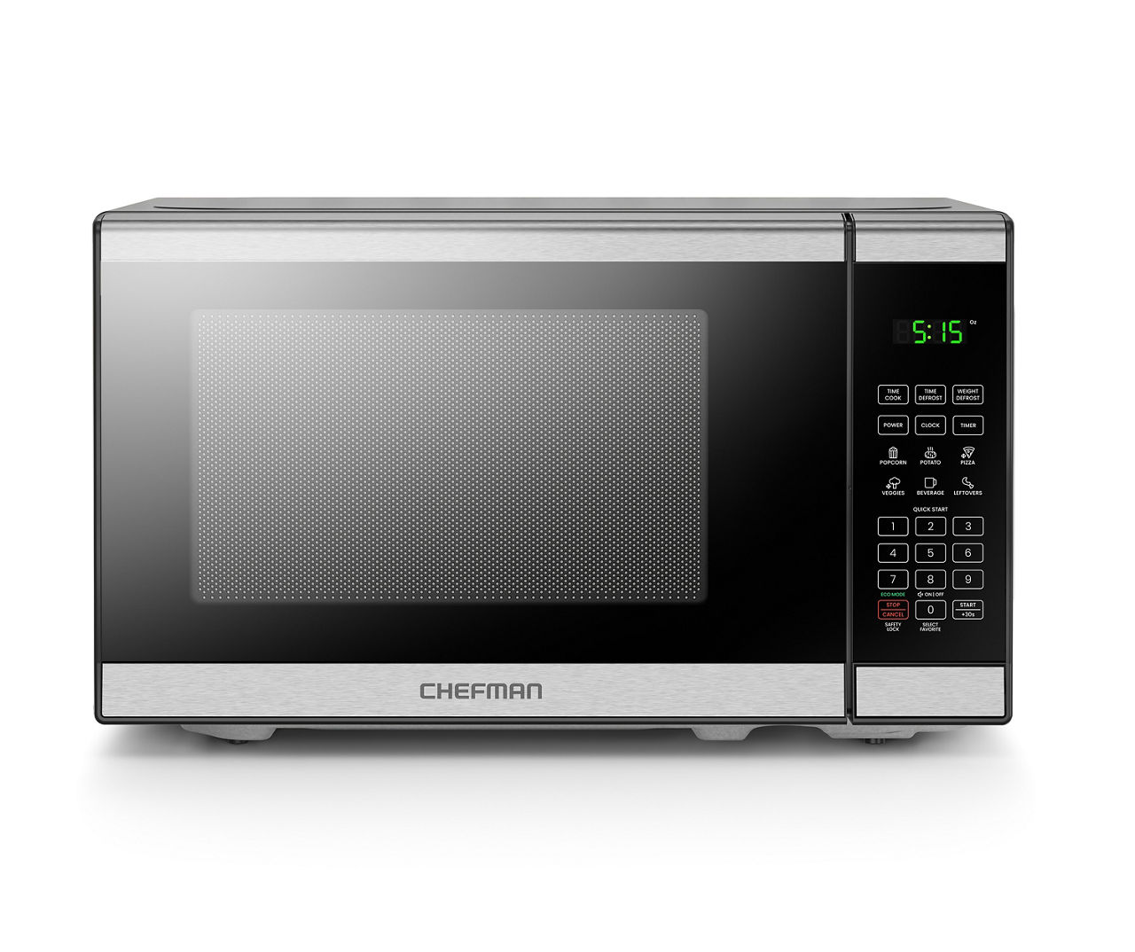 Black 0.7 Cu. Ft. Steel Microwave