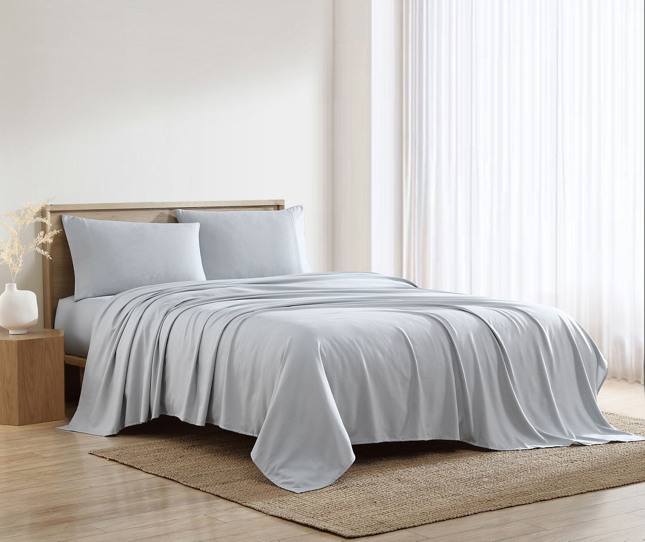 Stassie Silver Queen 4-Piece Sheet Set | Big Lots