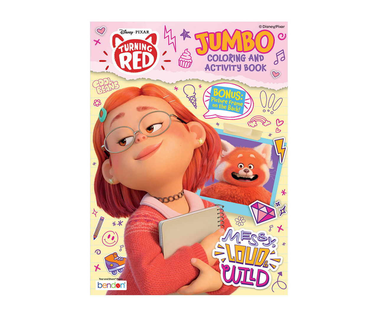Disney Turning Red Jumbo Coloring & Activity Book | Big Lots