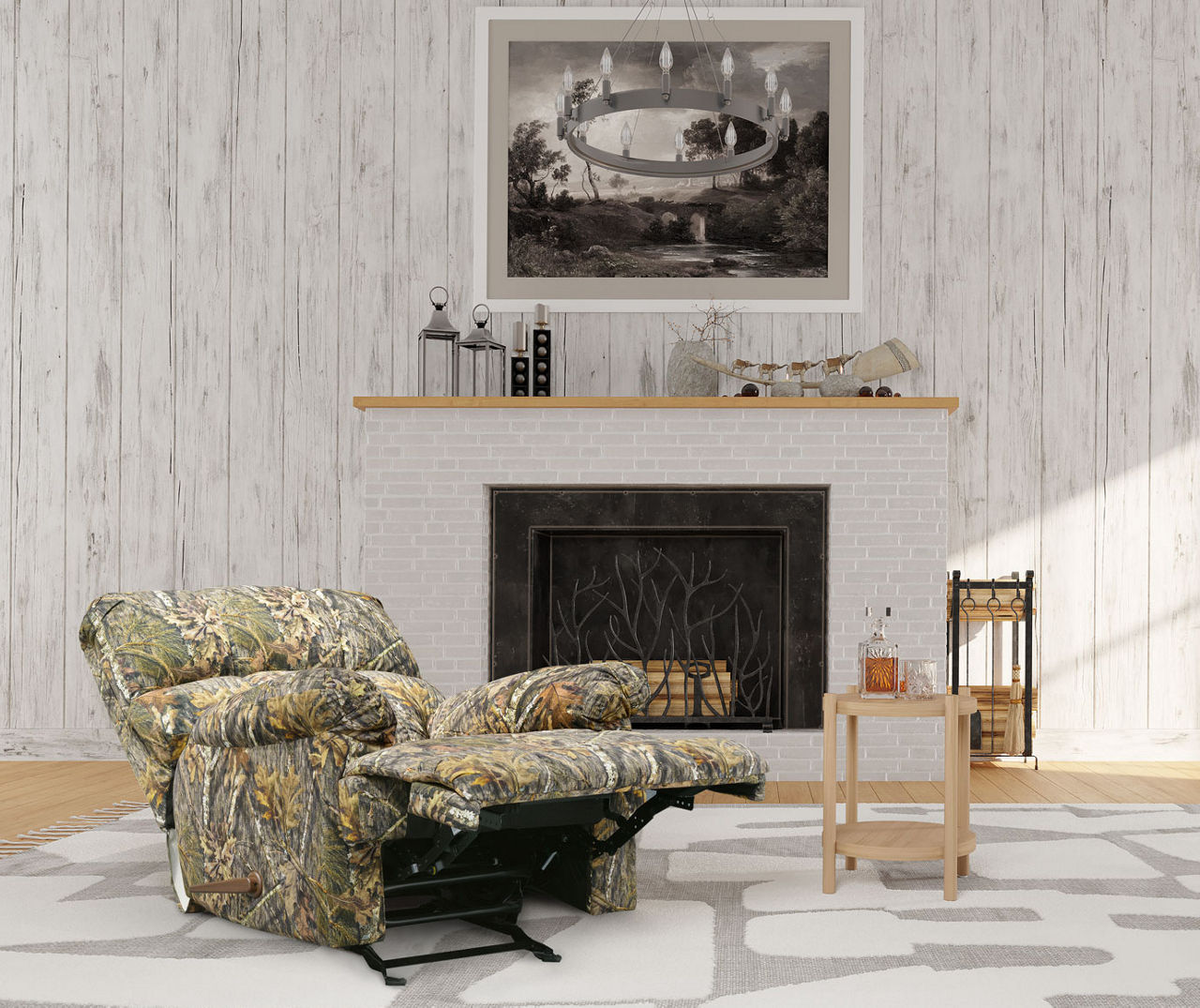 Homelegance Tree Camo Glider Recliner Big Lots