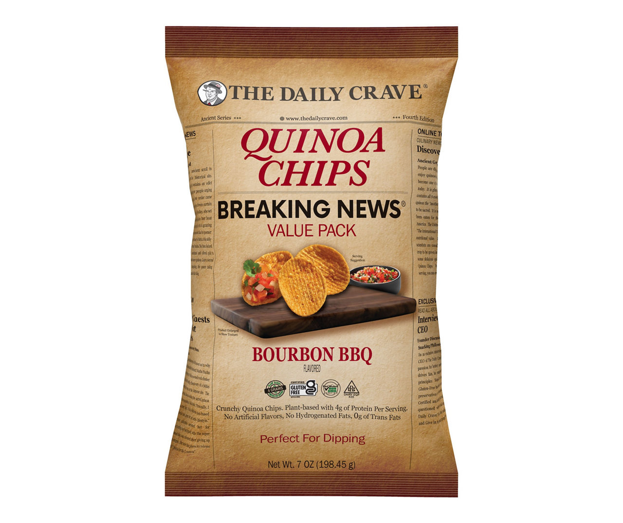 Daily Crave The Daily Crave Bourbon BBQ Quinoa Chips, 7 Oz. | Big Lots