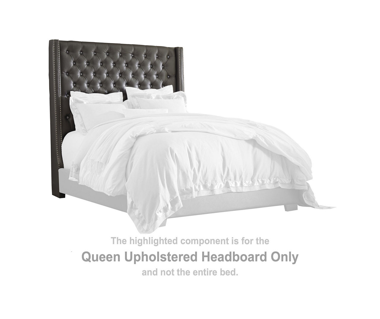 Coralayne gray queen upholstered bed hotsell