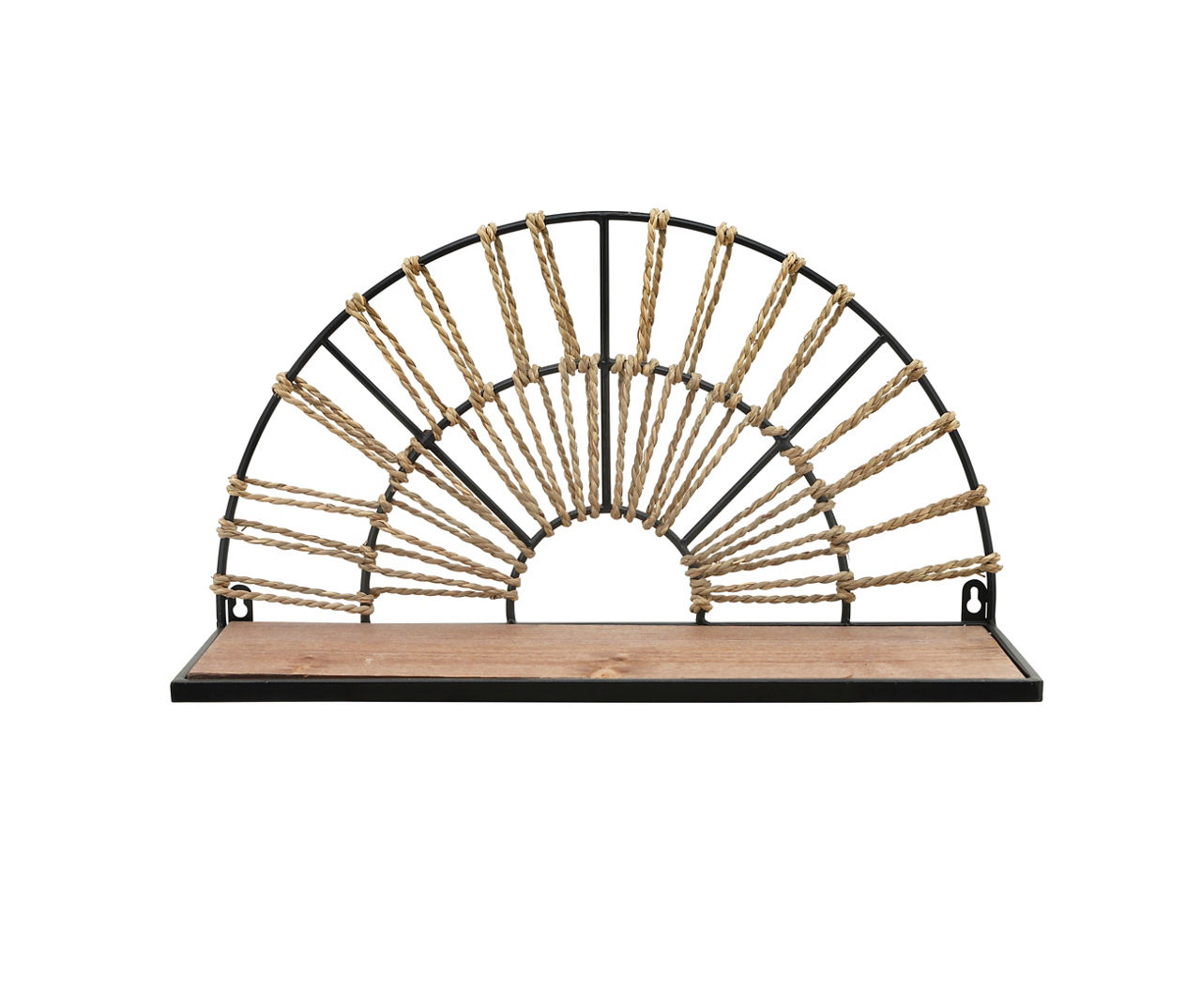 11" Arch Rattan Wall Shelf Big Lots