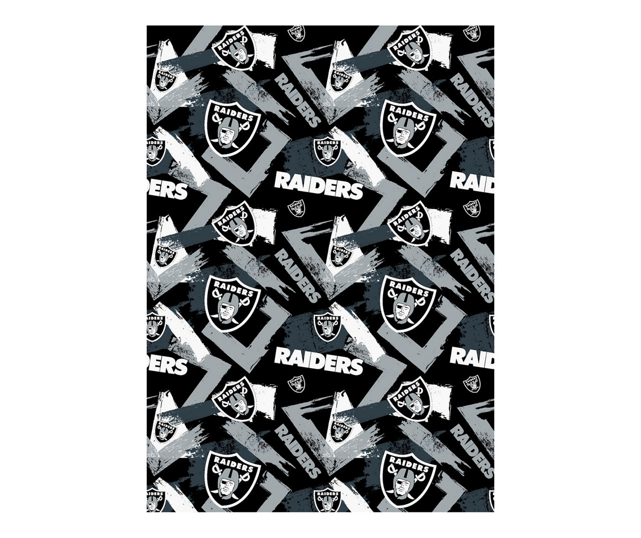 NFL Las Vegas Raiders Streak Plush Throw, (50" x 70") Big Lots