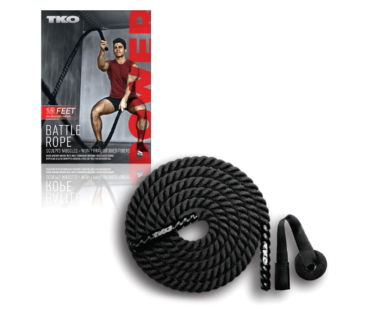 Tko 18ft battle rope clearance