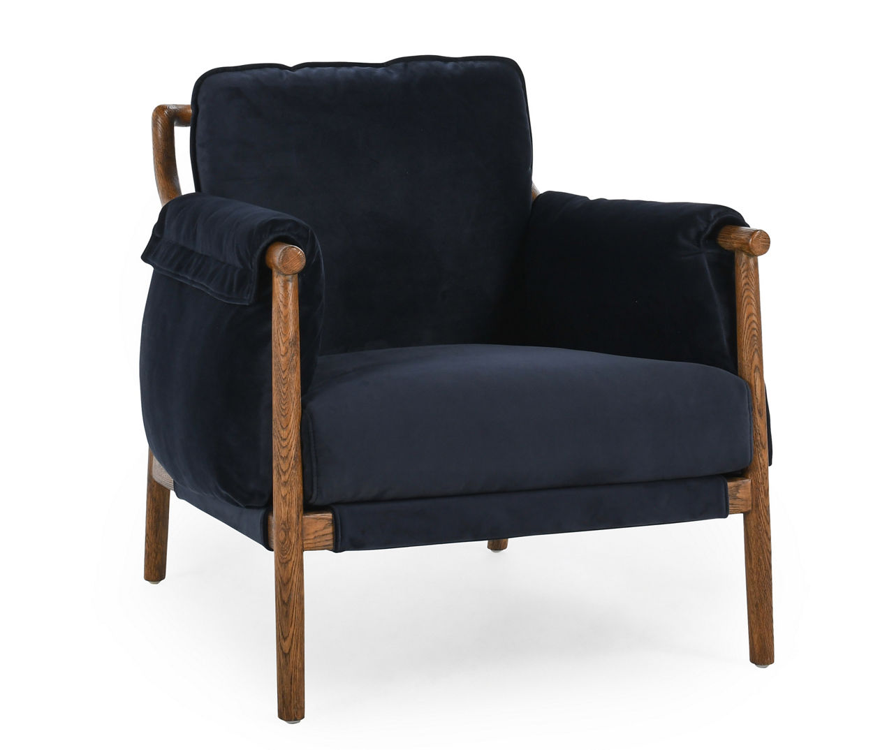 Milburn Midnight Blue Accent Chair