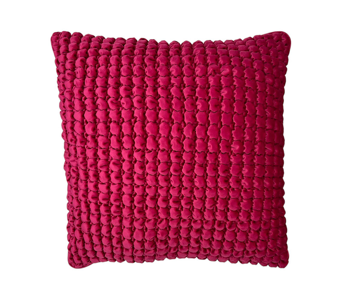 Hot Pink Pebbled Velvet Throw Pillow Big Lots