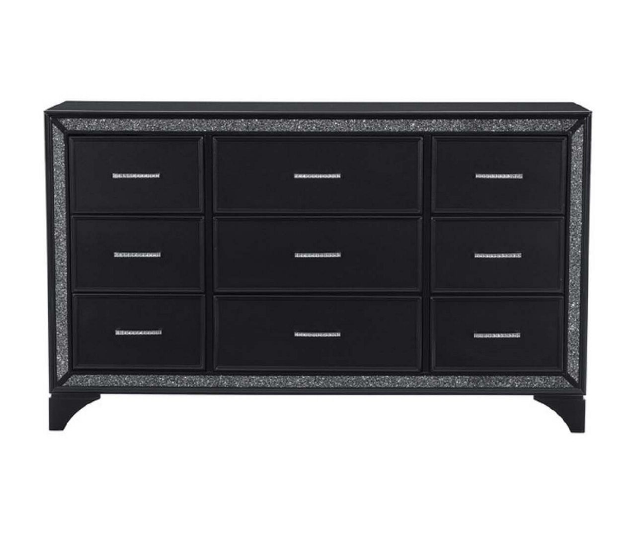 Salon Black Pearl 9 Drawer Dresser