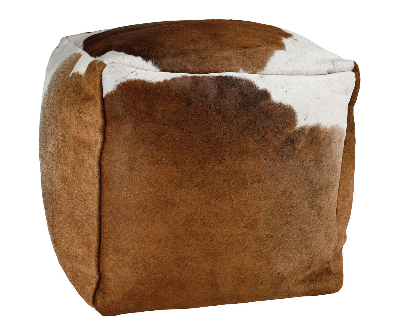 Cowhide pouf ottoman discount